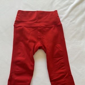 Red Alphalete Leggings